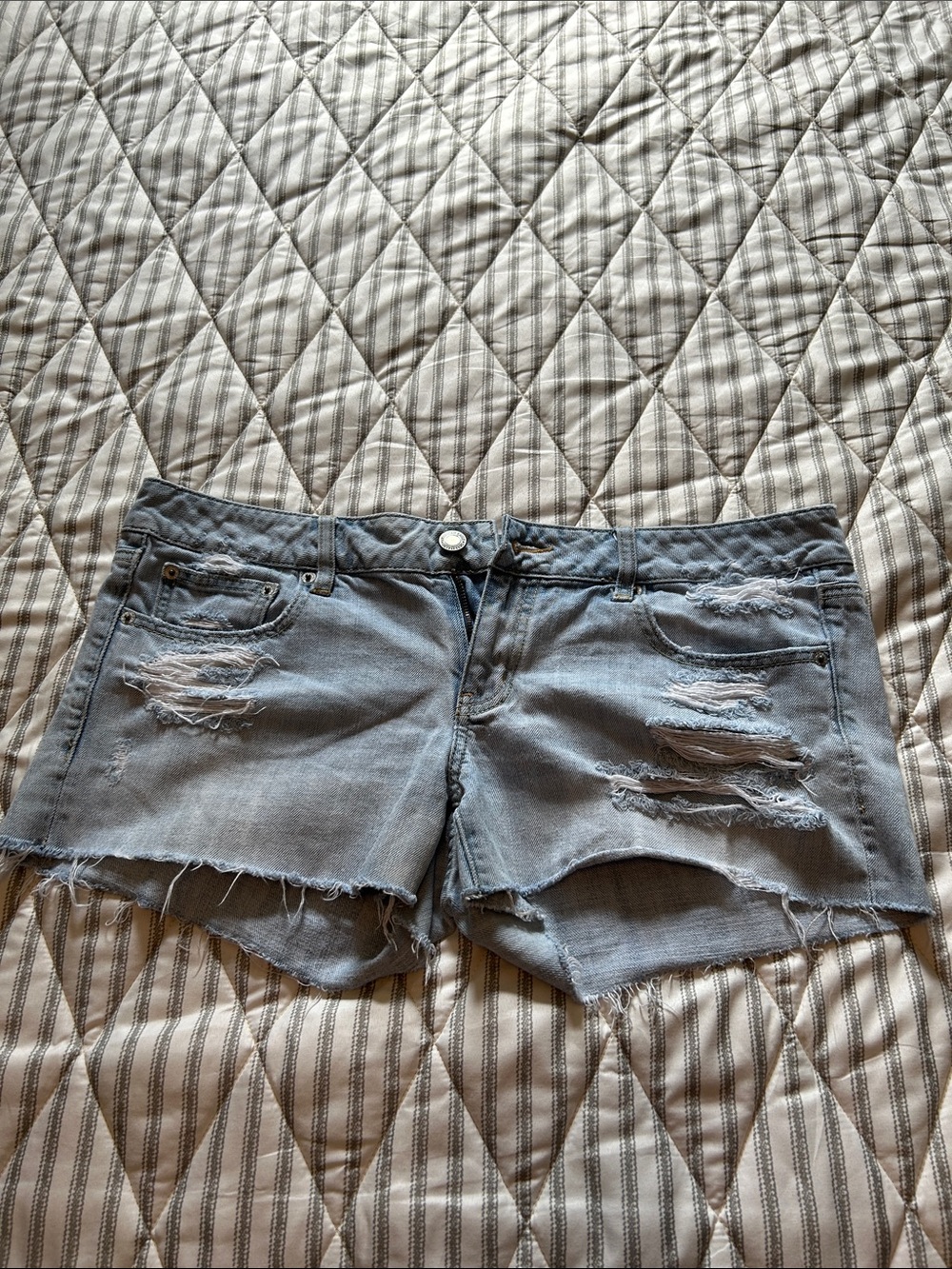 American Eagle Outfitters Distressed Denim Shorts